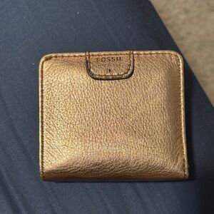 Fossil Metallic Gold Wallet